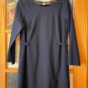 In God We Trust navy blue dress